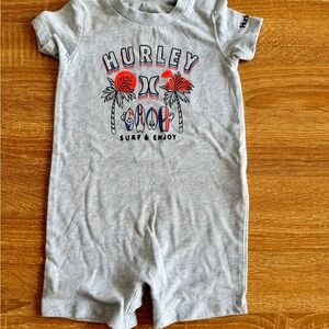 Hurley Blue Baby Romper